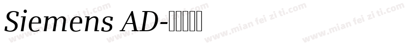 Siemens AD字体转换
